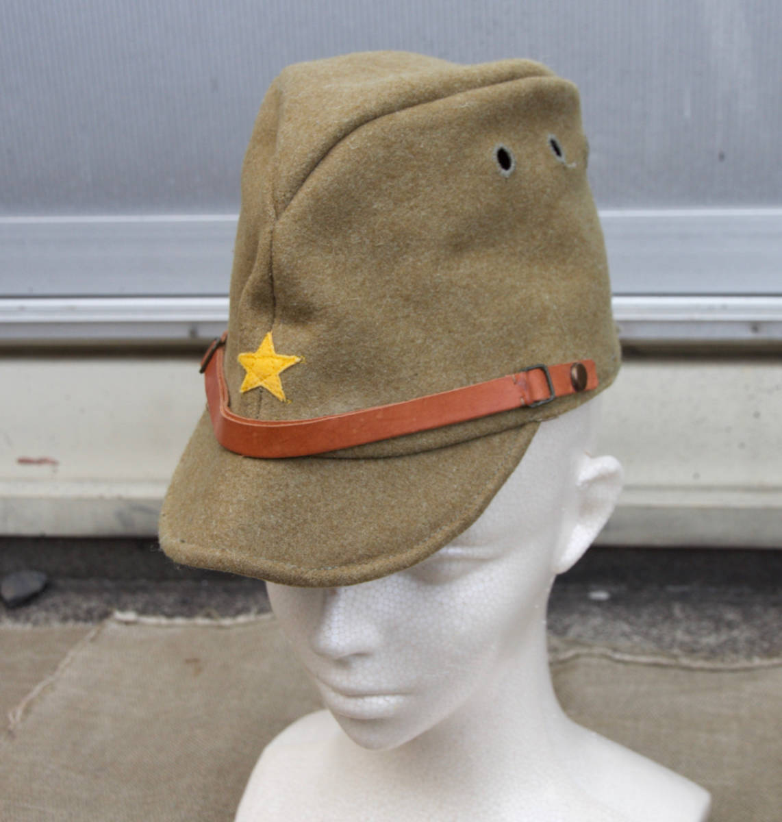 Yahoo!オークション - 日本陸軍下士官 兵用略帽 篠原工房製複製品 サイ