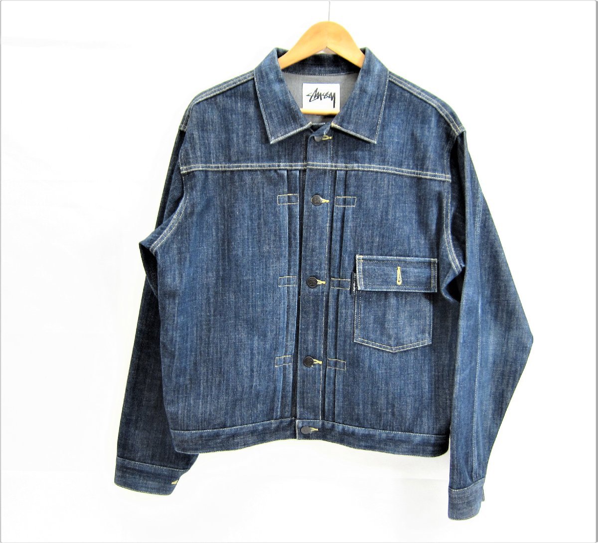 Yahoo!オークション - STUSSY ステューシー デニムジャケット SIZE M