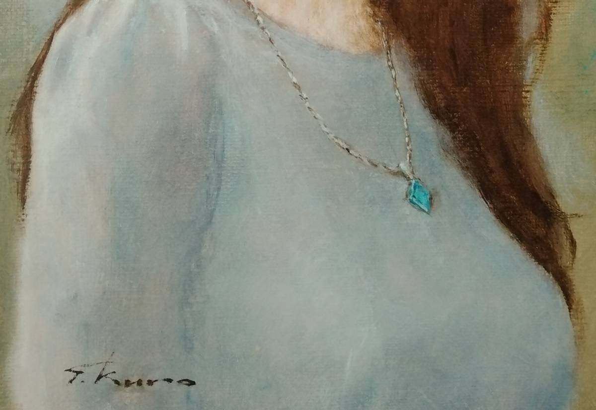 Yahoo!オークション - 黒川達也 真作「待春」油彩SM 師・宮永岳彦