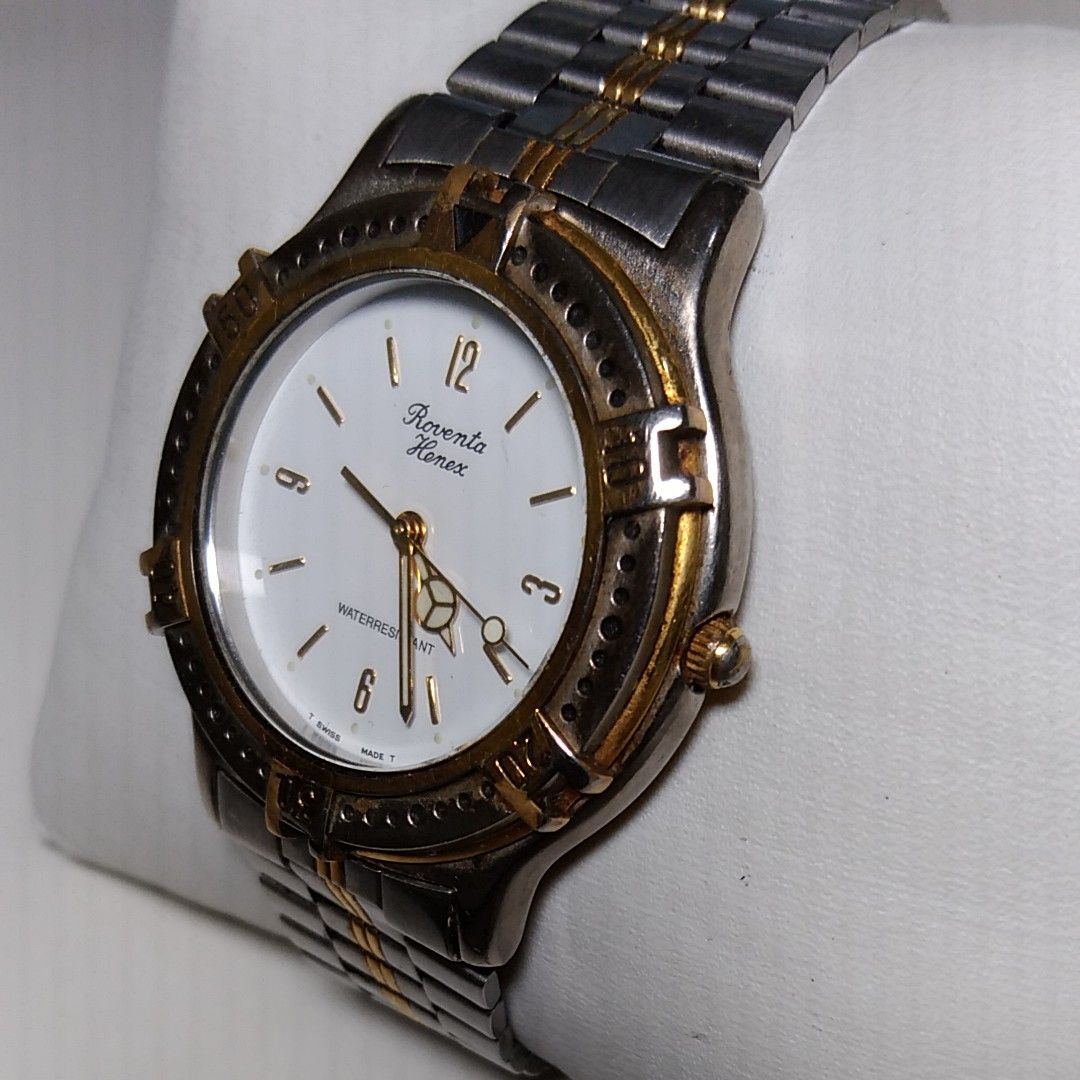 SWISS MADE】ROVENTA HENEX ロベンタ・へネックス クオーツ腕時計 619