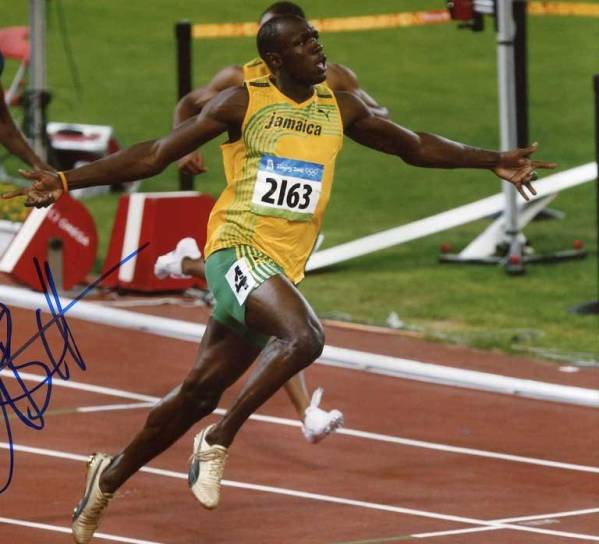 Yahoo!オークション - 世界新記録の瞬間 ウサイン・ボルト Usain Bolt