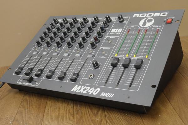 Rodec DJミキサー MX240 MKIII 買取情報 | オーディオの買取屋さん