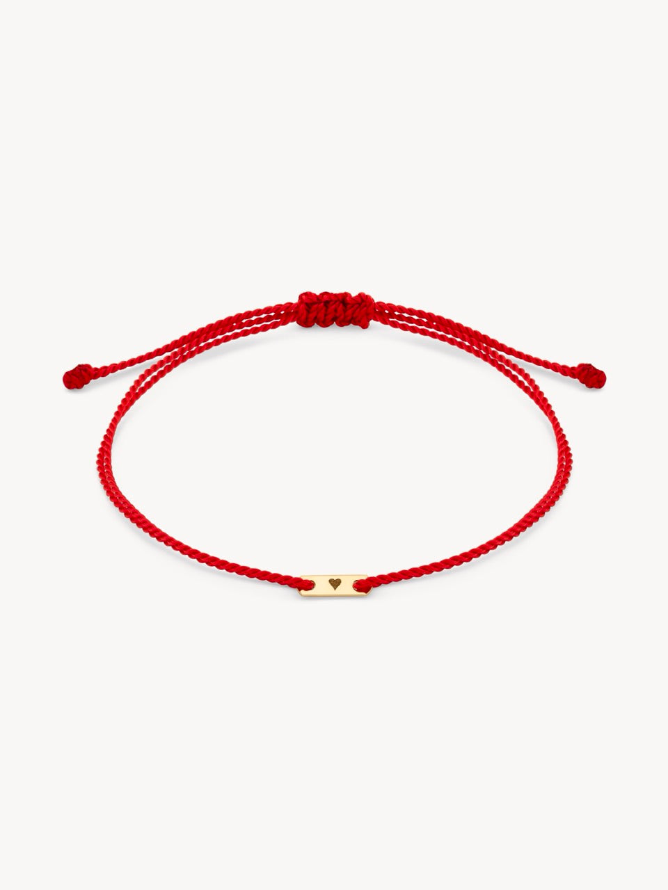 Hortense Jewelry ID Tag Cord Bracelet in 14K Solid Gold | Audry Rose