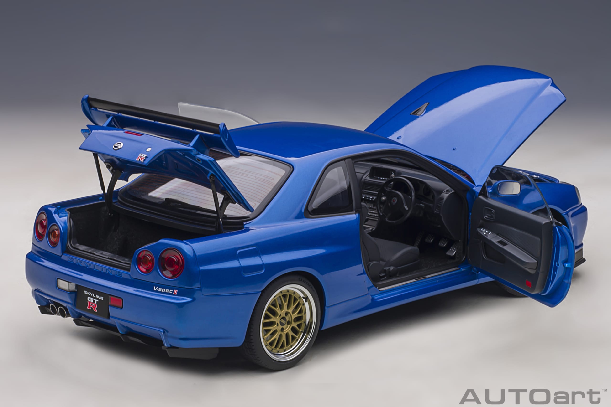 Nissan Skyline GT-R (R34) V-Spec II with BBS LM wheels (Bayside