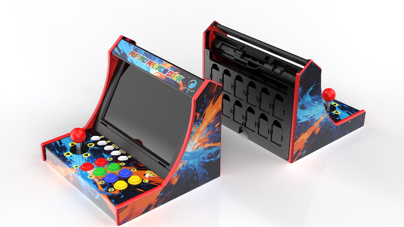 アート盗用疑惑”のあったSwitchミニアーケード筐体化「レトロ