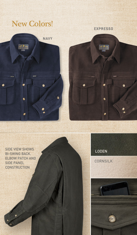Moleskin Field Shirt | Avedon & Colby International Outfitters
