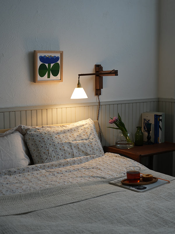 アートフレーム M ナチュラル イオクサツキ 青い花 | AXCIS ONLINE