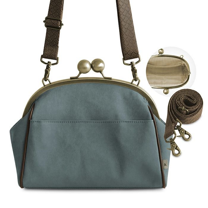 在庫商品】大玉がま口ポシェット【Sueddy（スエッディ）】WEB限定