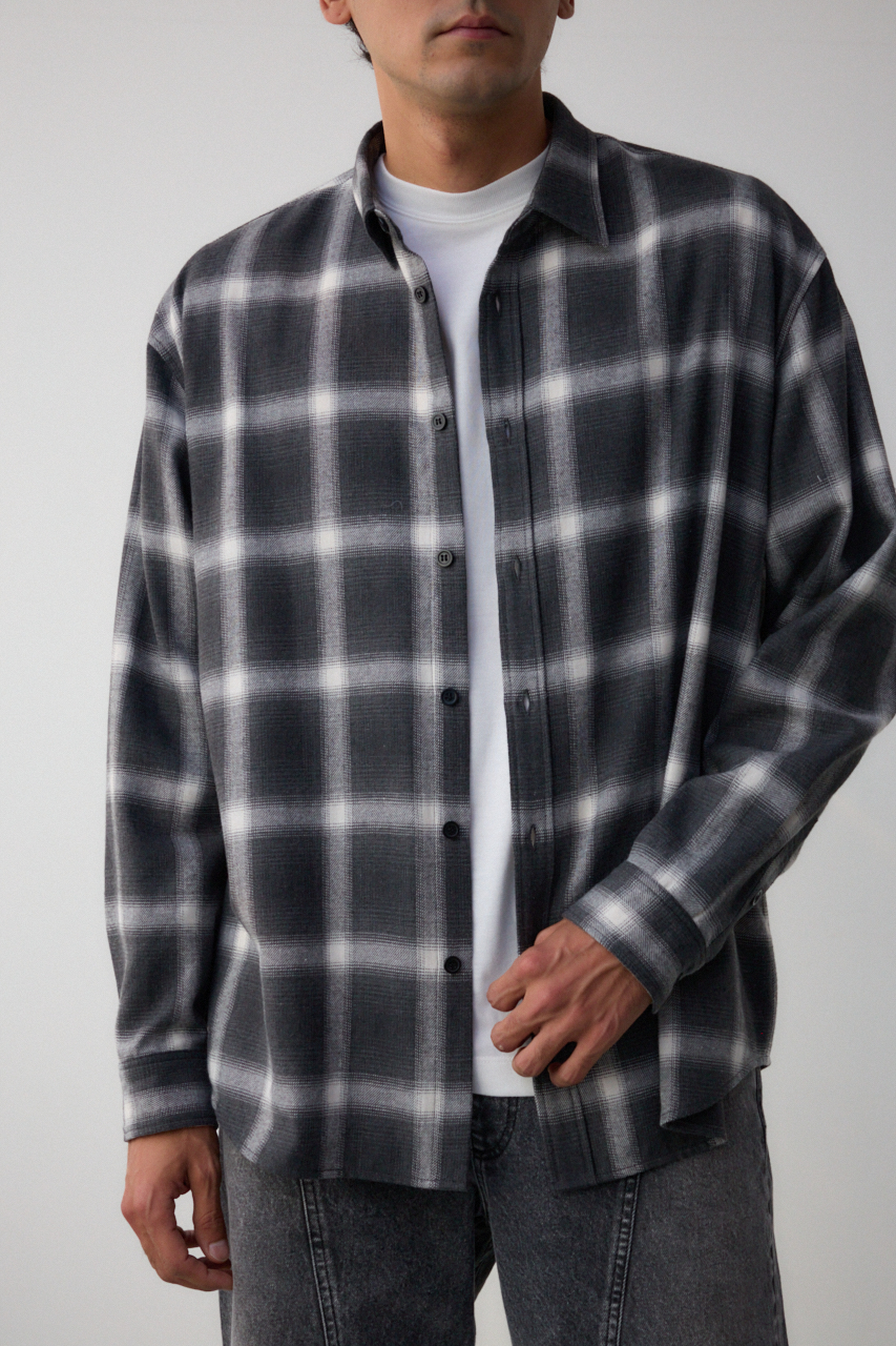 ネルチェックシャツ｜MEN｜251ISB30-050C｜AZUL BY MOUSSY（アズール