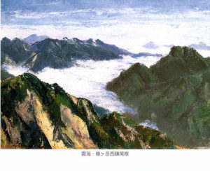 足立源一郎油彩画絵葉書セット | 安曇野山岳美術館 Azumino Mountain