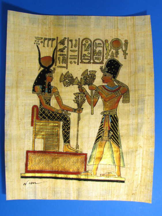 パピルス絵画 エジプトお土産