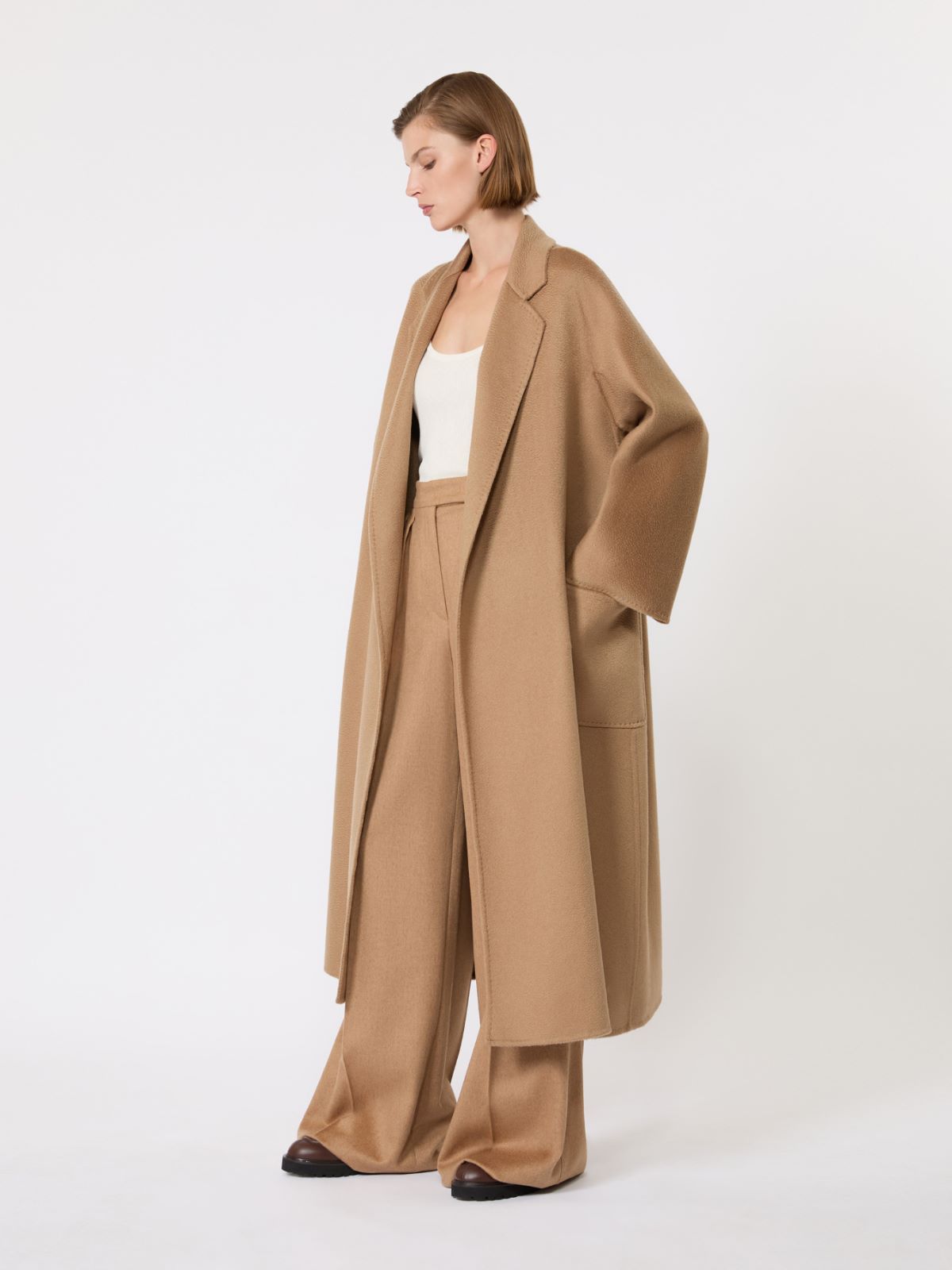 リュドミラ] ピュア カシミヤ アイコン コート, camel | Max Mara