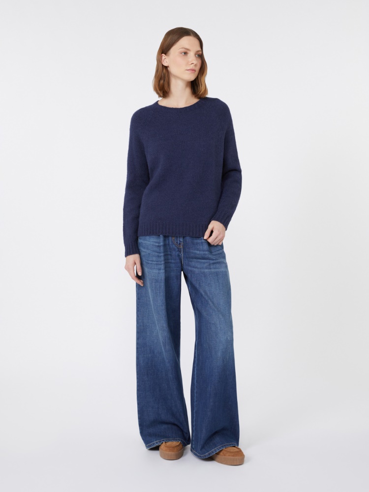 Alpaca and cotton sweater, ultramarine | Weekend Max Mara
