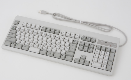 東プレ、静かに打てるキーボード「REALFORCE 108UH-S」、別売で5色の
