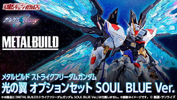 METAL BUILD Strike Freedom Gundam Wing of Light Option Set SOUL