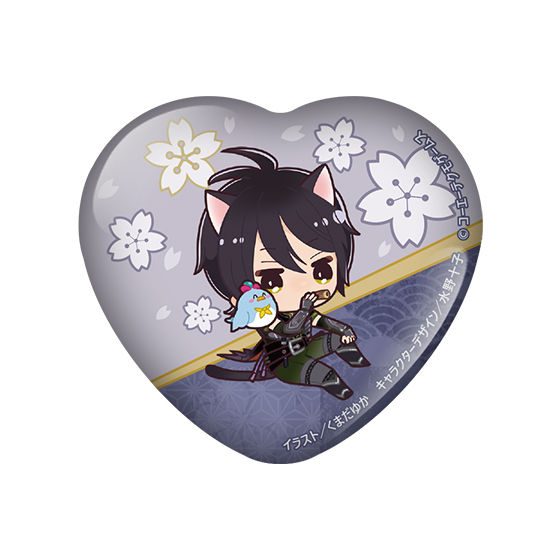 遙かなる時空の中で in ナンジャタウン2020」ハート缶バッジ