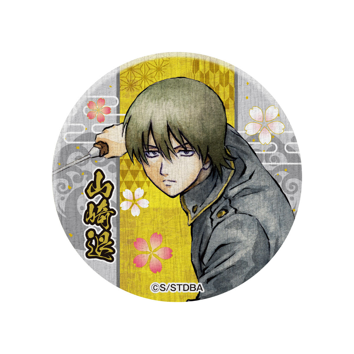 銀魂 キャラポップストア 和紙風缶バッジコレクション-花鳥風月