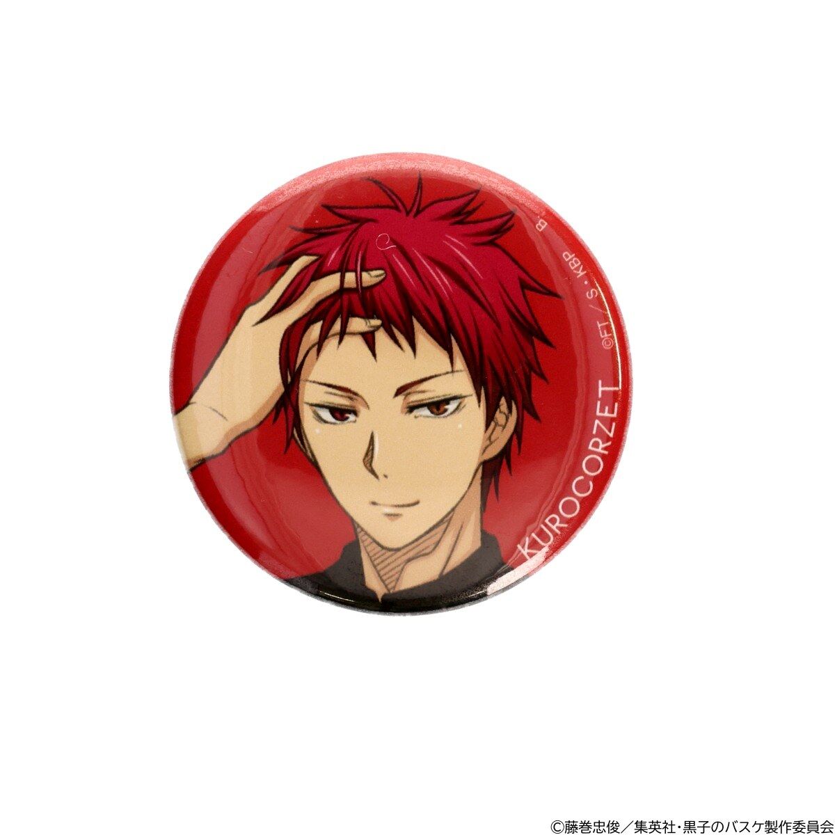 ハピクロ！】黒子のバスケ KUROCORZET メモリアル缶バッジ＜赤司征十郎