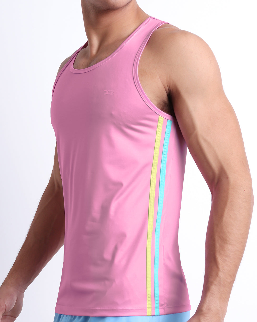 PADAM-PINK-Gym-Tank-Top-Men-