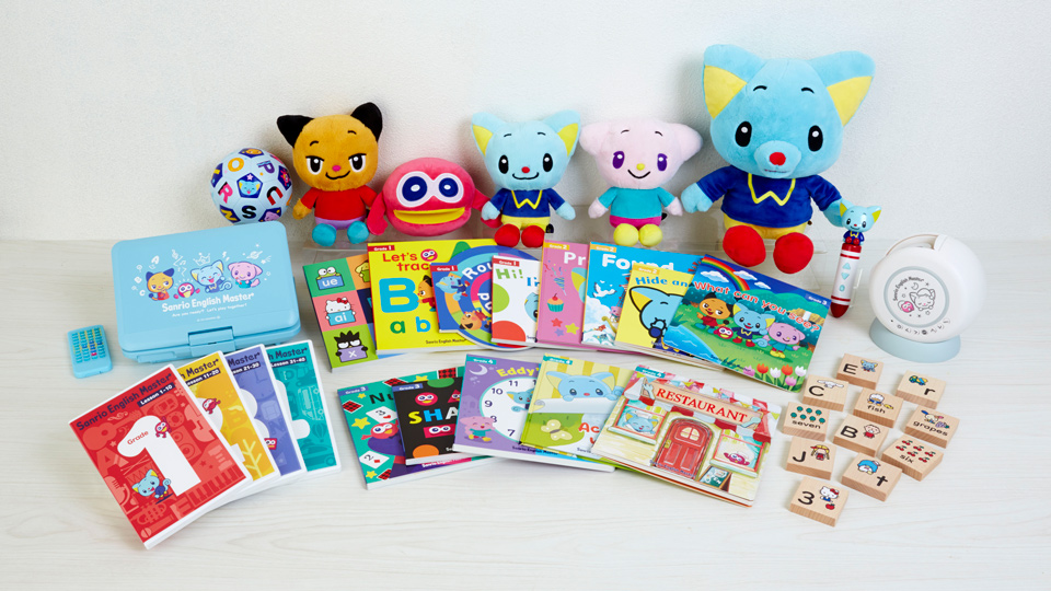 Sanrio English Master, an all-English educational material for