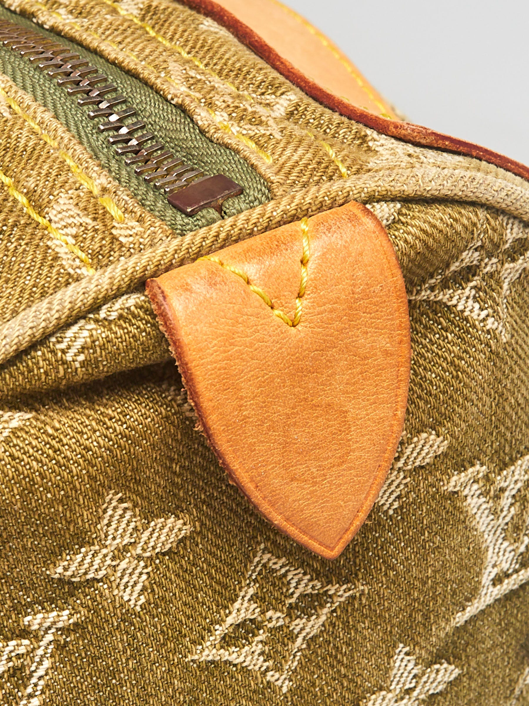 Louis Vuitton Green Denim Monogram Denim Neo Speedy Bag | Yoogi's