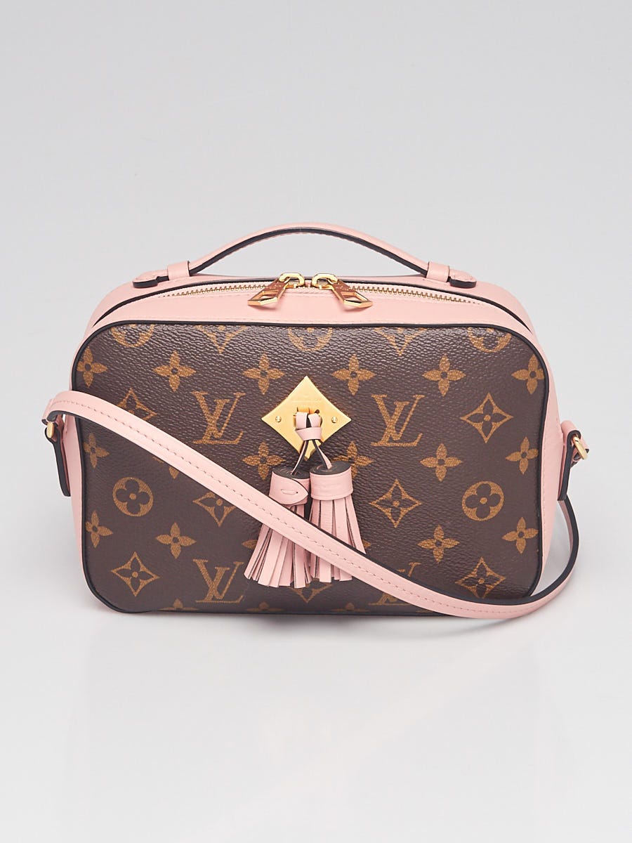 Louis Vuitton Rose Poudre Monogram Canvas Saintonge Crossbody Bag
