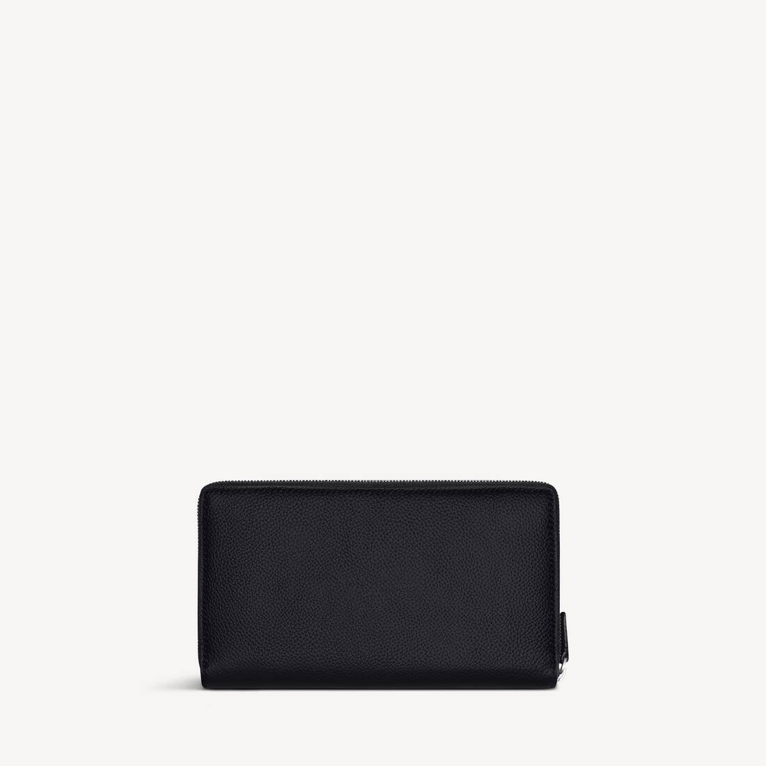 Men's Cash Continental Wallet in Black/white | Balenciaga US
