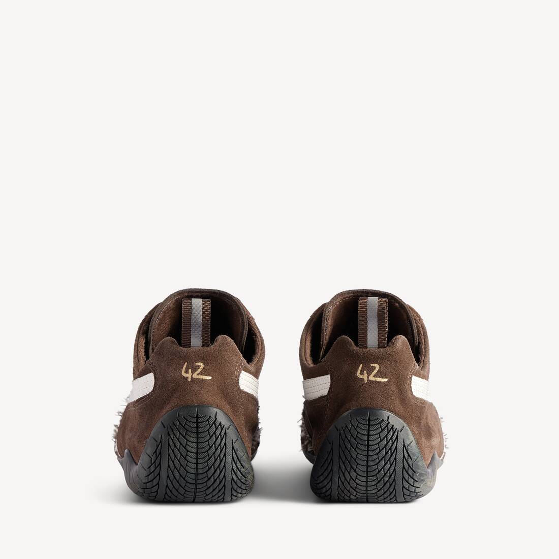 スピードキャット スエード Balenciaga で ブラウン/ホワイト/ブラック