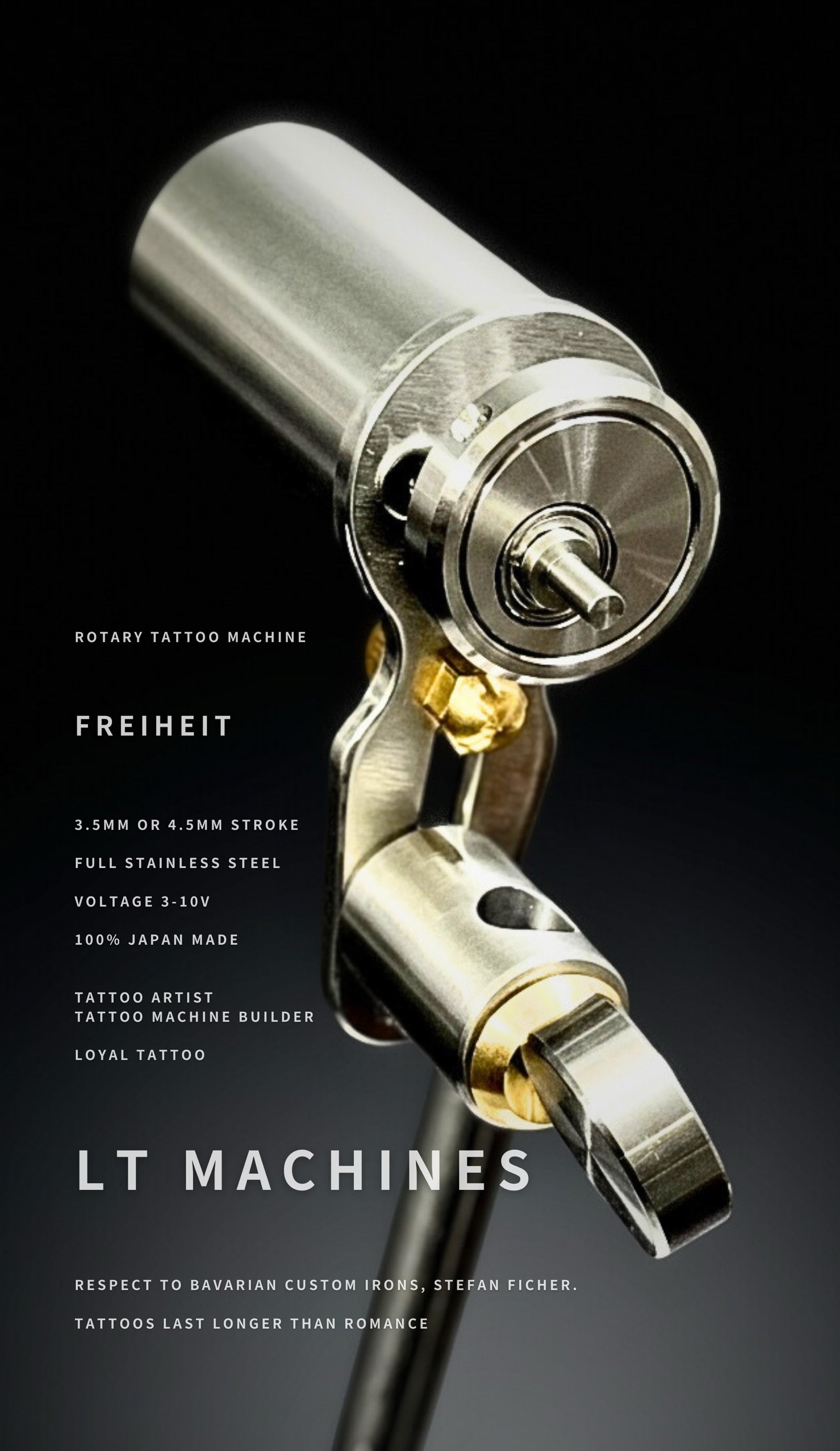 LT MACHINES とは？タトゥーマシンビルダーとは？ | LOYAL TATTOO 現代