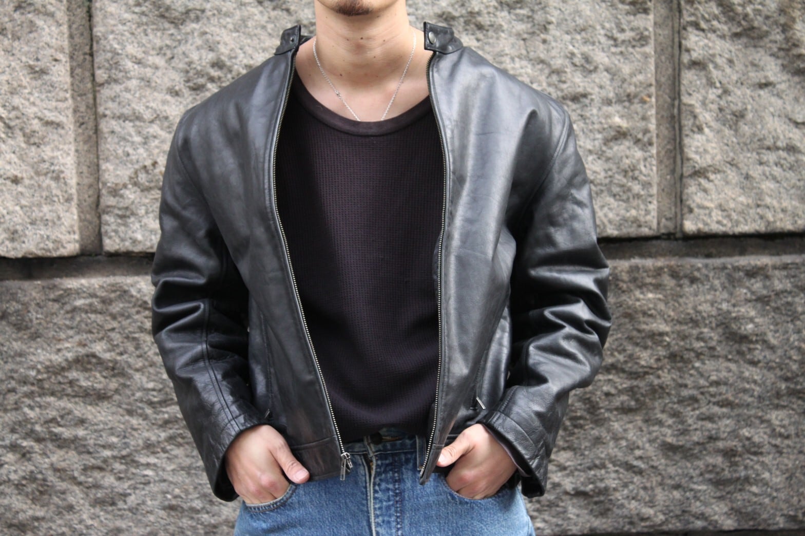 90s OLD GAP Single Riders Cow Leather | VOLAR