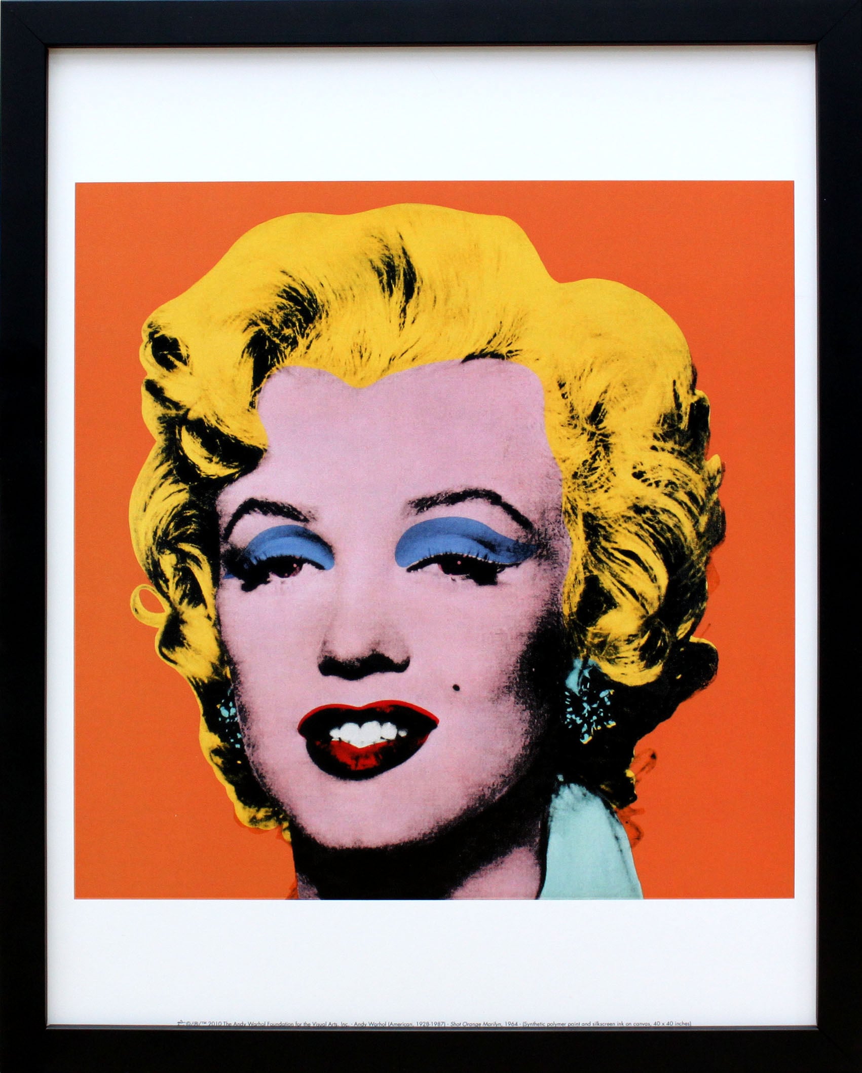 アンディ ウォーホル「マリリン モンロー(ショットオレンジ)1964」展示
