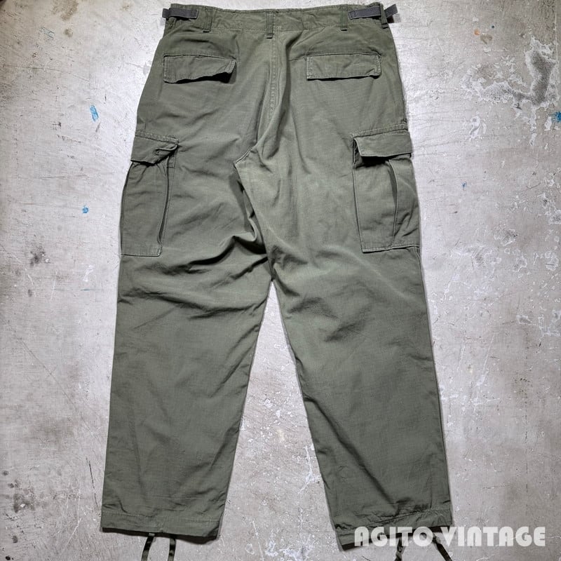 70's U.S.ARMY ジャングルファティーグパンツ リップストップ 4th