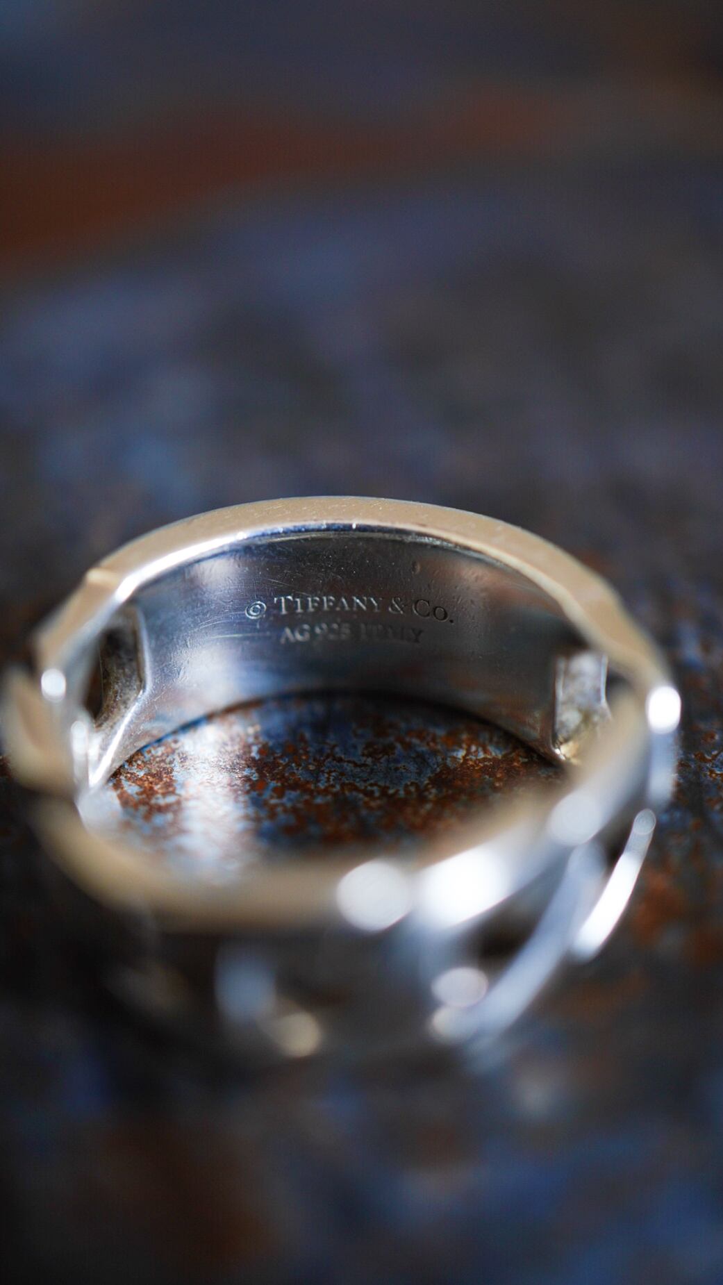 USED】TIFFANY&Co. ティファニー ID リング 《シルバー925 指輪 喜平