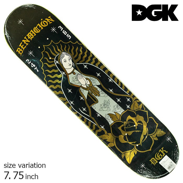 DGK LOGO DECK BENDICION 7.75 inch ディージーケー デッキ スケボー
