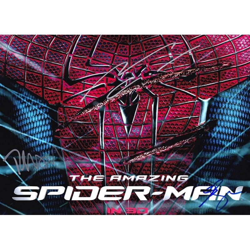 THE AMAZING SPIDER-MAN(アメイジング・スパイダーマン)【3直筆サイン