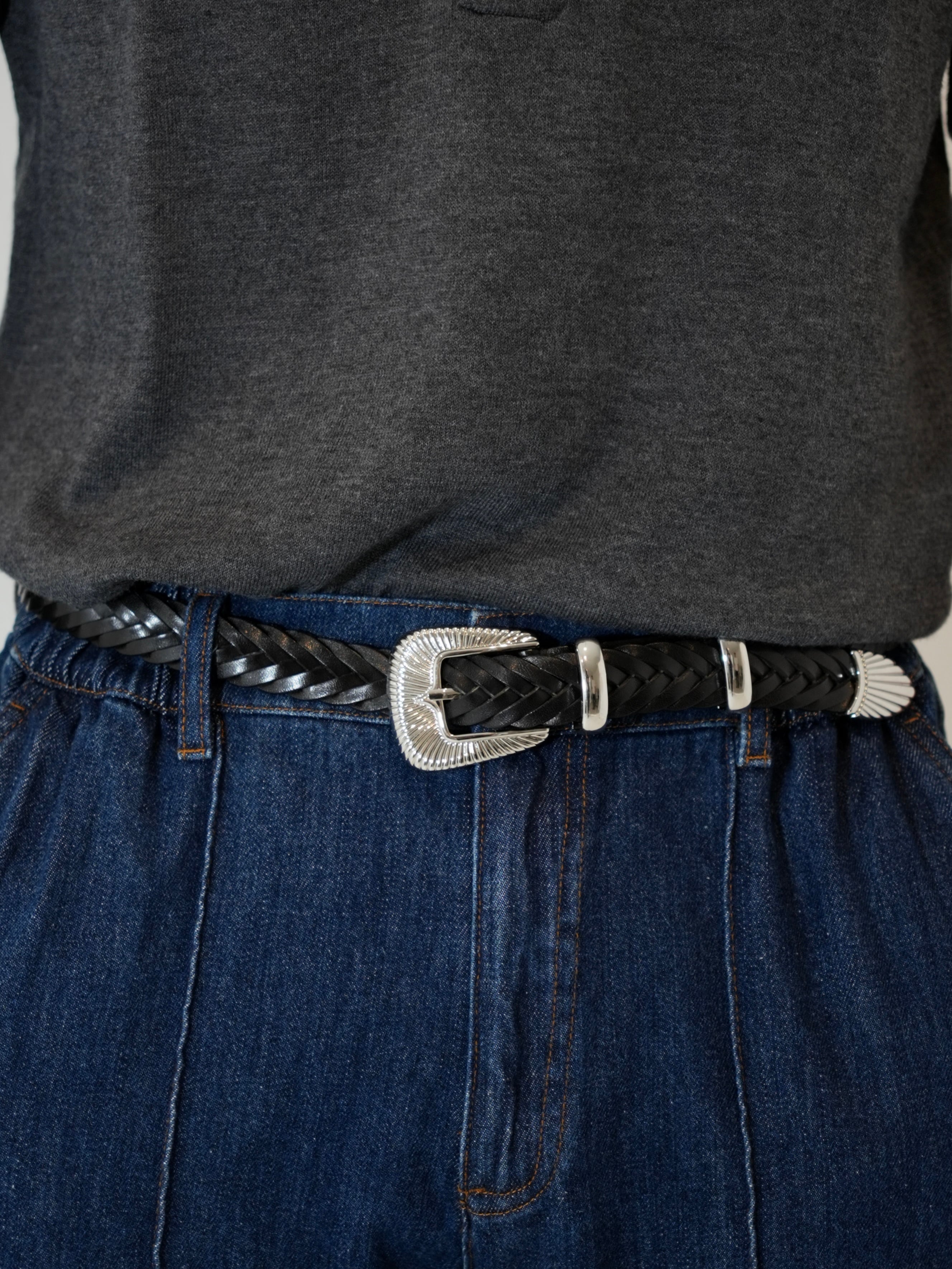 一生相棒】イタリアンレザー編み込みベルト | sommesso