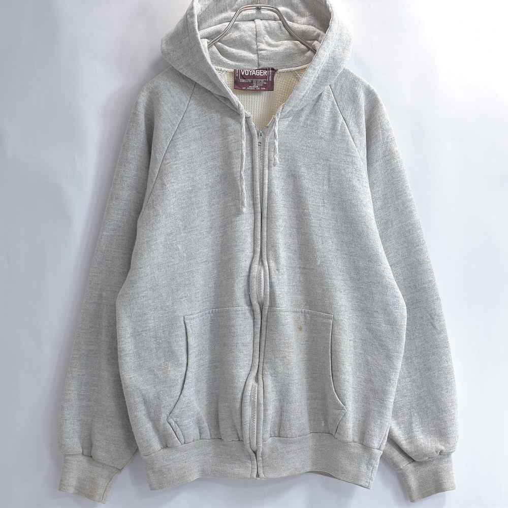 70～80s VOYAGER YKK アルミ片爪 フルジップ サーマルパーカー 雰囲気