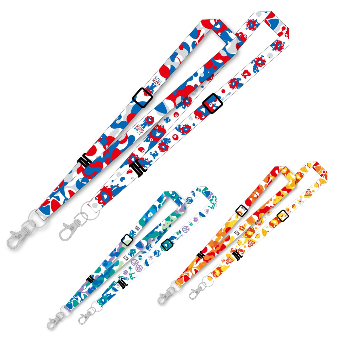 大阪・関西万博〉ネックストラップ（ミャクミャク／オオサカ／ジャパン