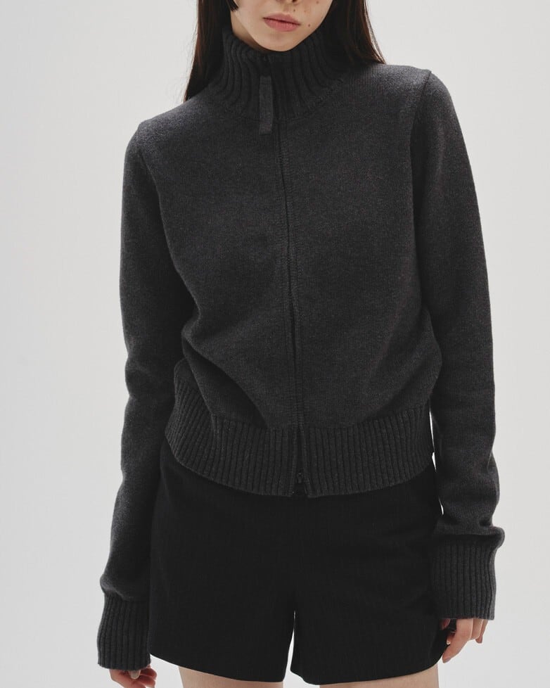 TODAYFUL(トゥデイフル) Compact Zip Knit | サウスオレンジ｜メンズ