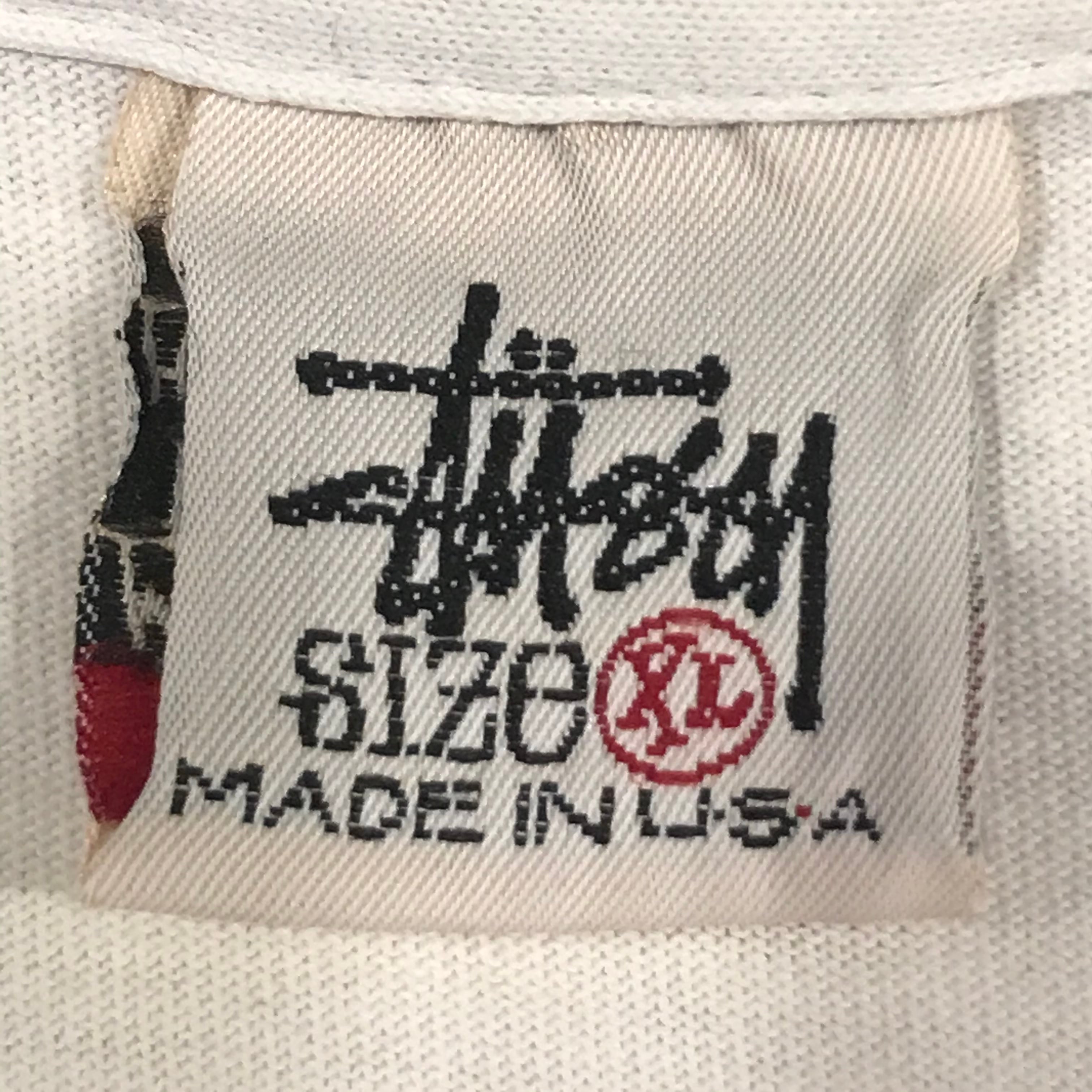 STUSSY ヴィンテージ 白タグ USA製 カタカナ文字 90年代初期 | 古着屋TAC