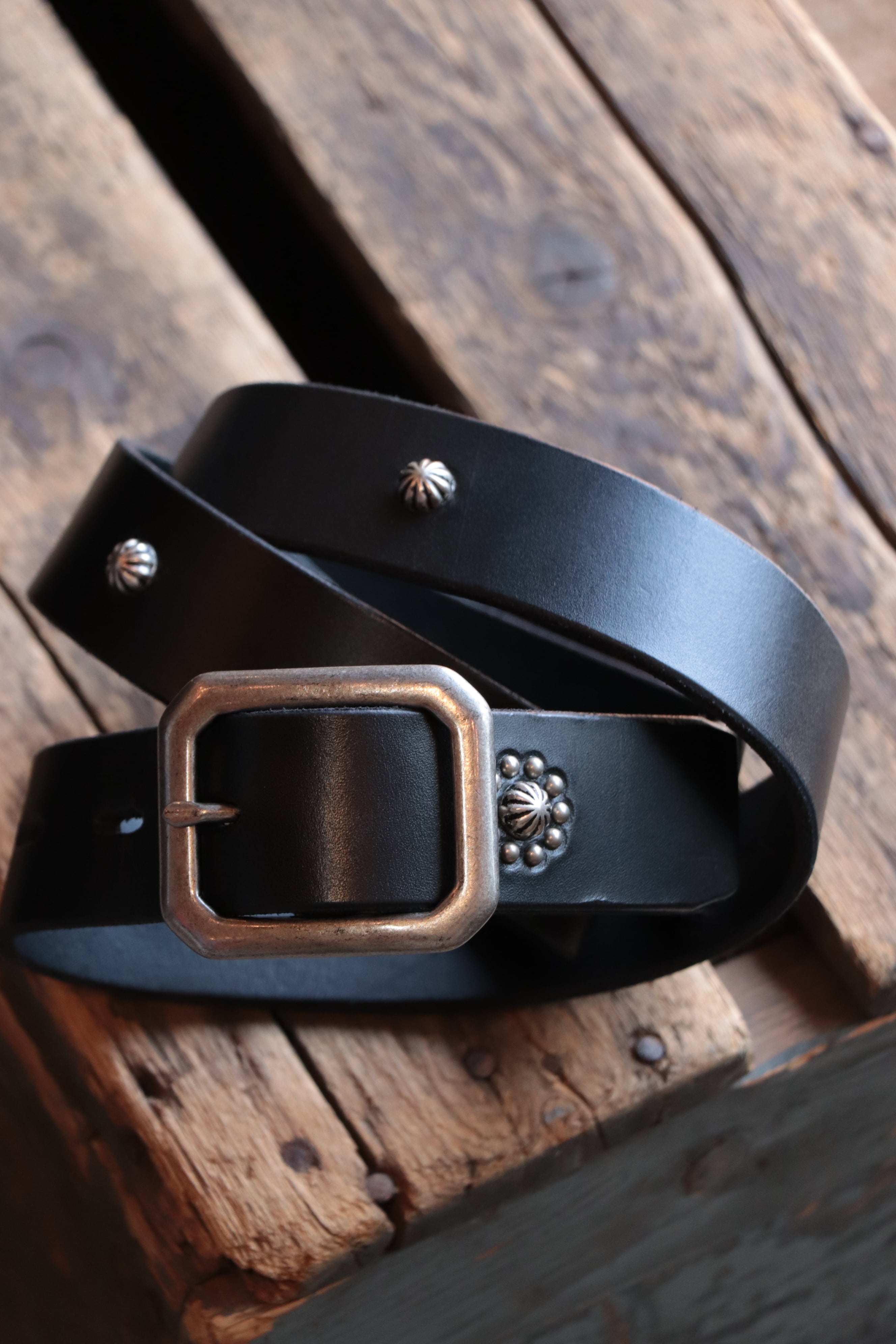 FULLCOUNT × HTC Umbrella Studs Belt by Zip Steevenson HTC 6215HTC