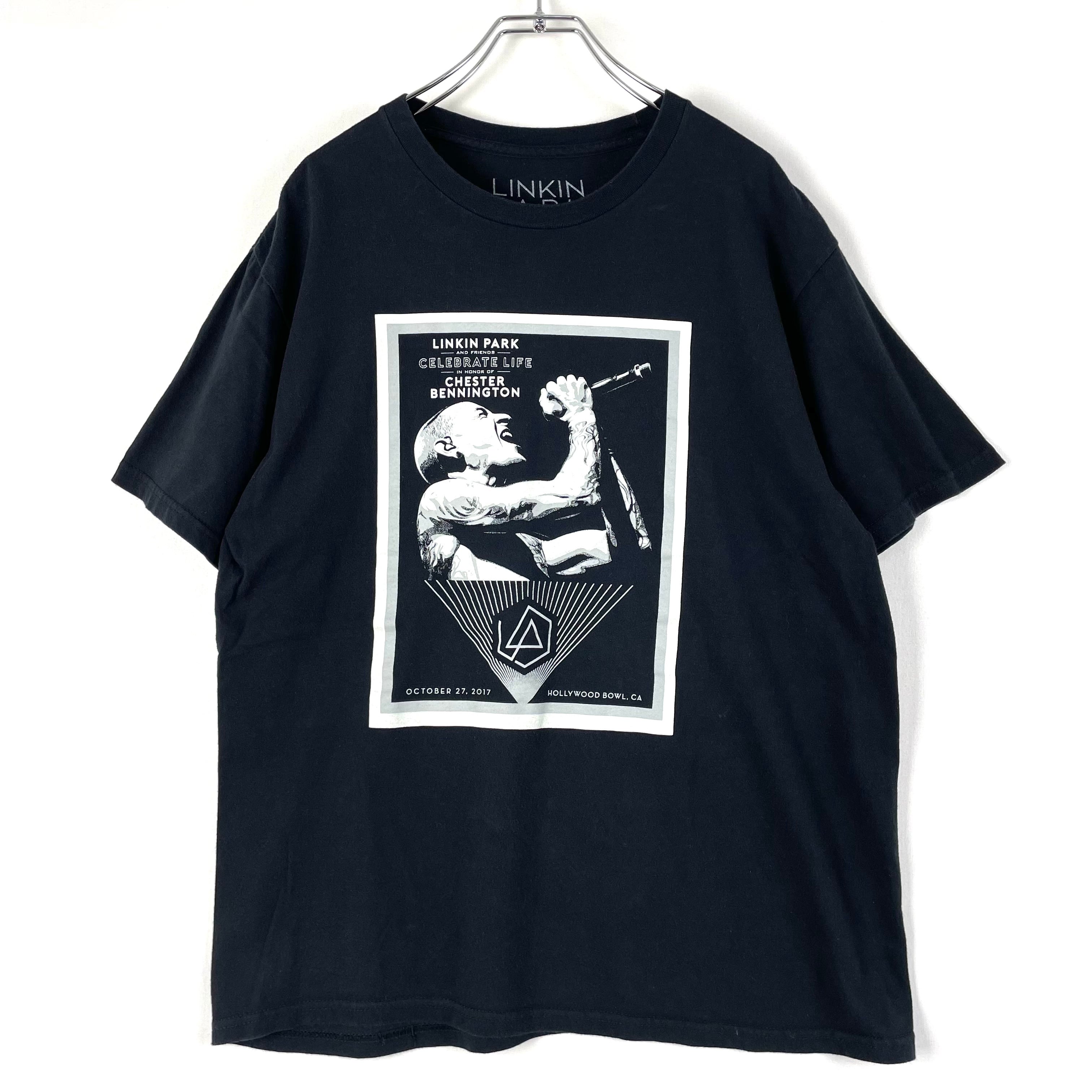 LINKIN PARK 半袖プリントTシャツ 2017年チェスターベニントン追悼T