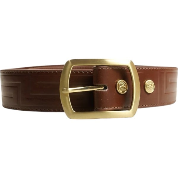Size【S/M】 STUSSY ステューシー S LEATHER BELT BROWN ベルト 茶