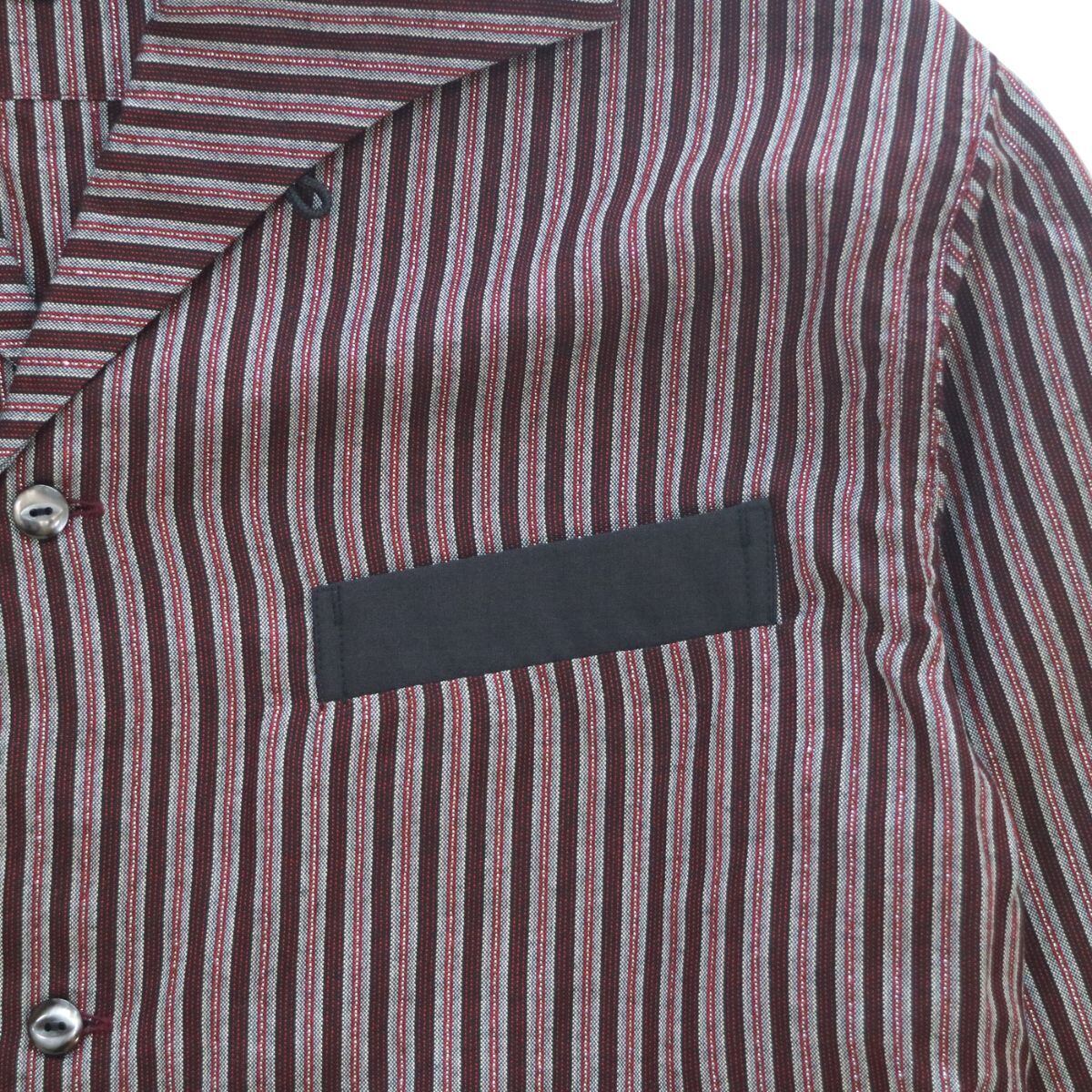 シャツ 長袖 メンズ ロカビリーファッション Lame Stripe Italian