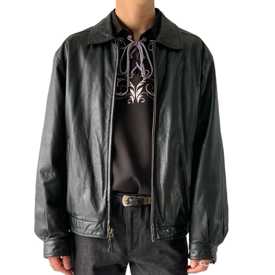 ♾️croft & barrow♾️ Leather drizzler jacket size M | ELCASION/ELCA