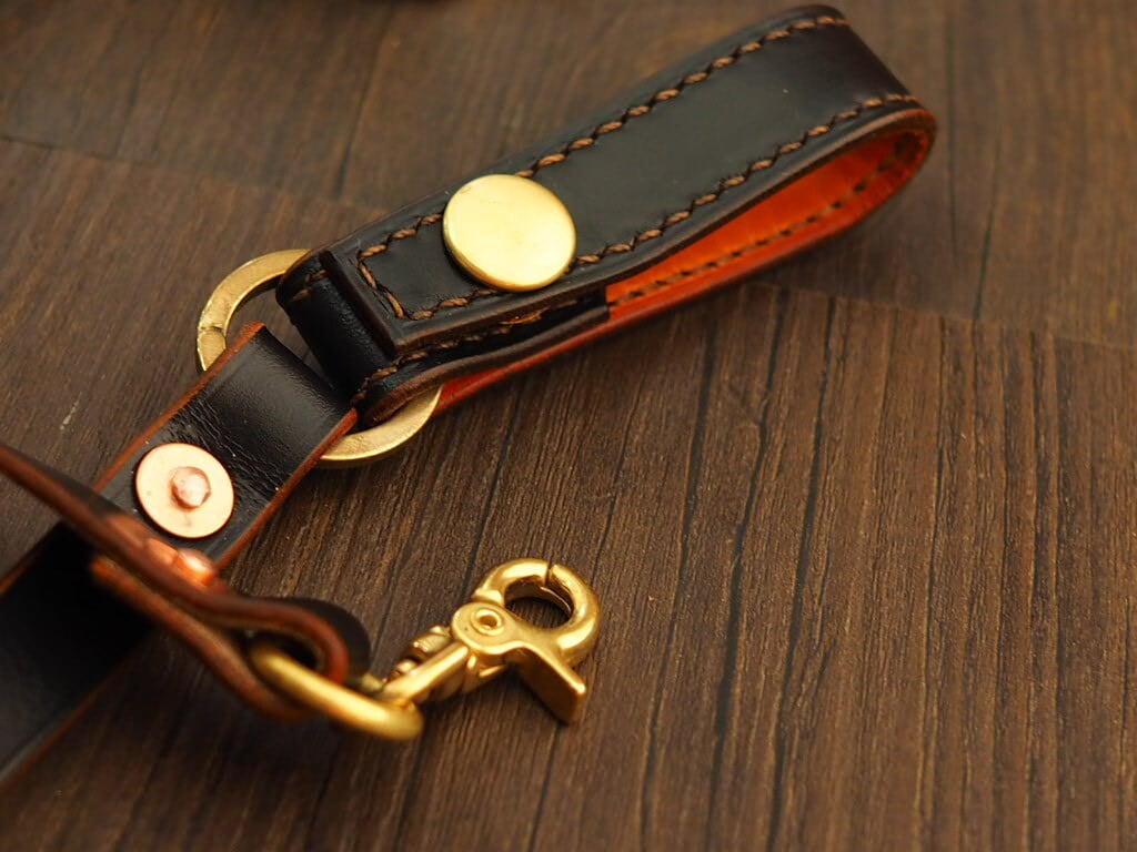 HORWEEN社クロムエクセル】Leatherベルトループ&ウォレットコード