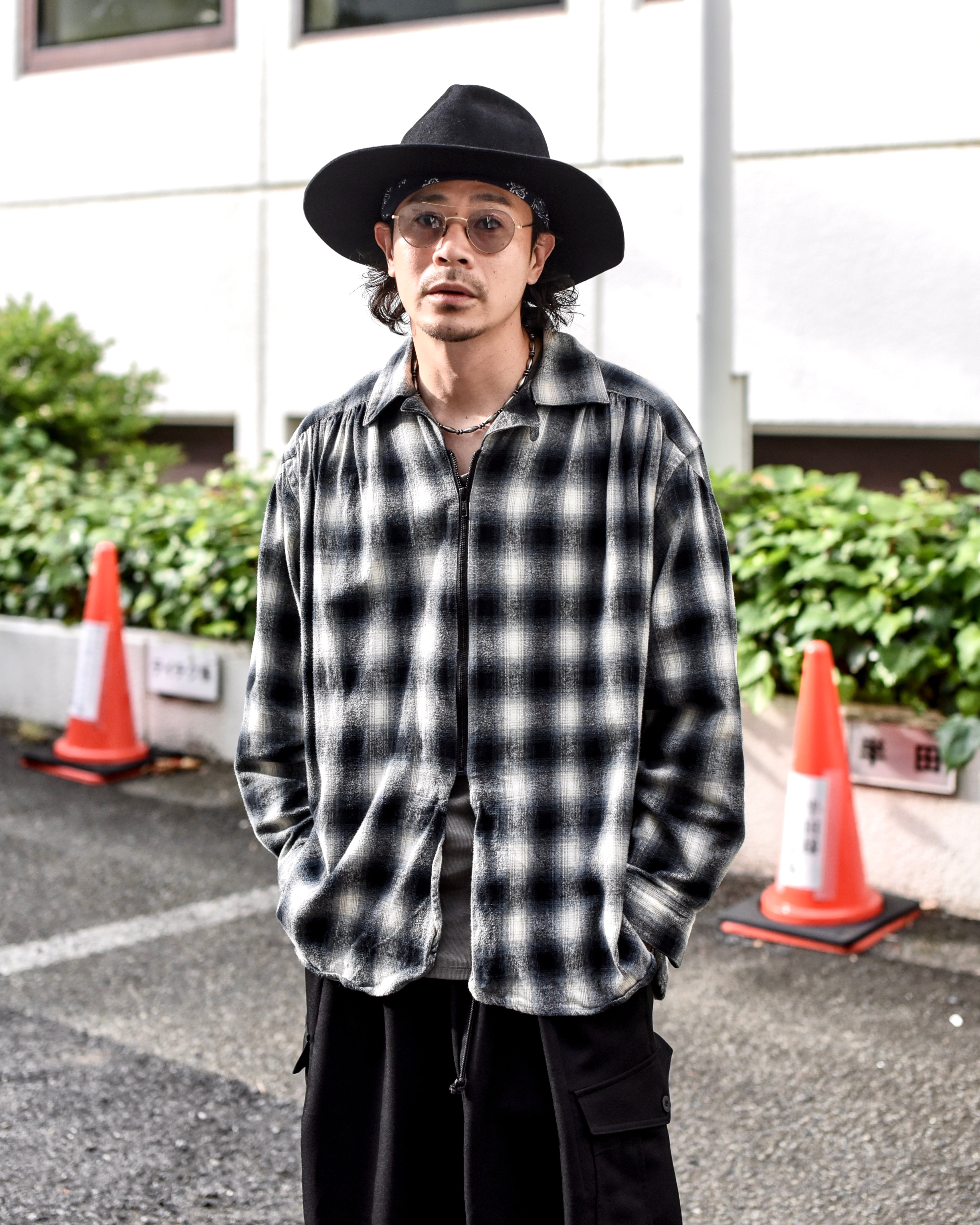 AiE - Ombre Painter Zip Shirt (size-L) ¥20000+tax | KODONA in the
