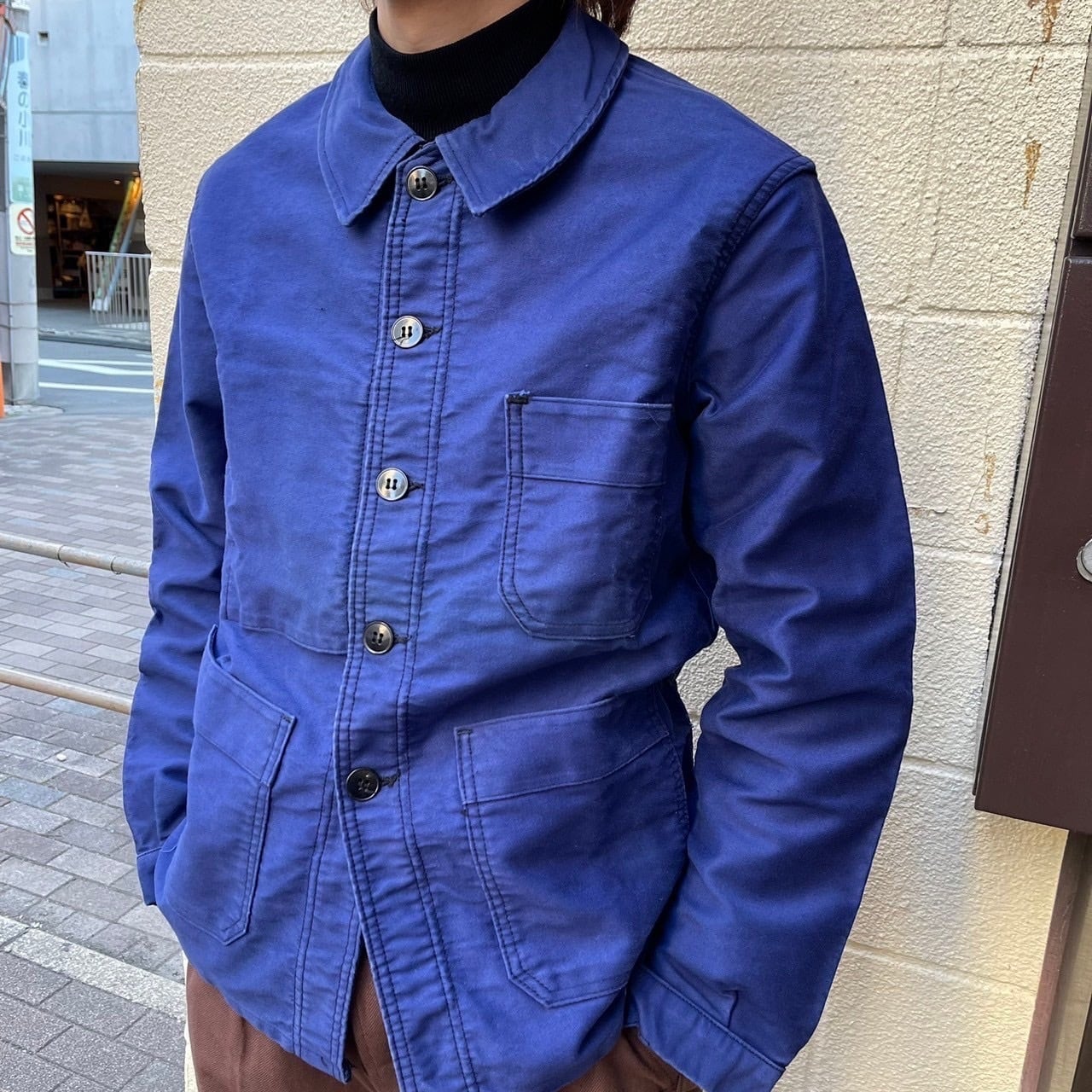 50〜60's Adolphe Lafont French Work Moleskin Jacket アドルフ