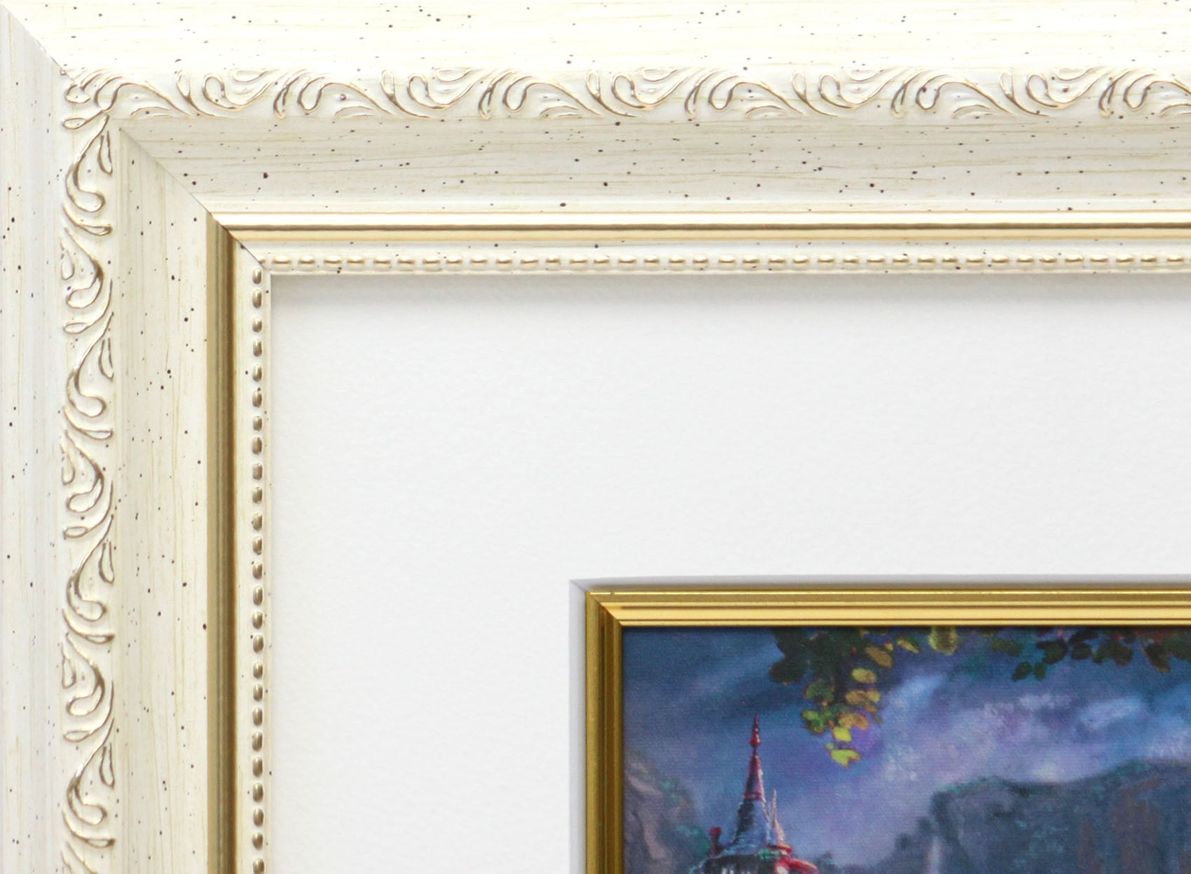 ディズニー絵画「ピノキオ/ゼペットのピノキオ」額縁2種選択可 作品