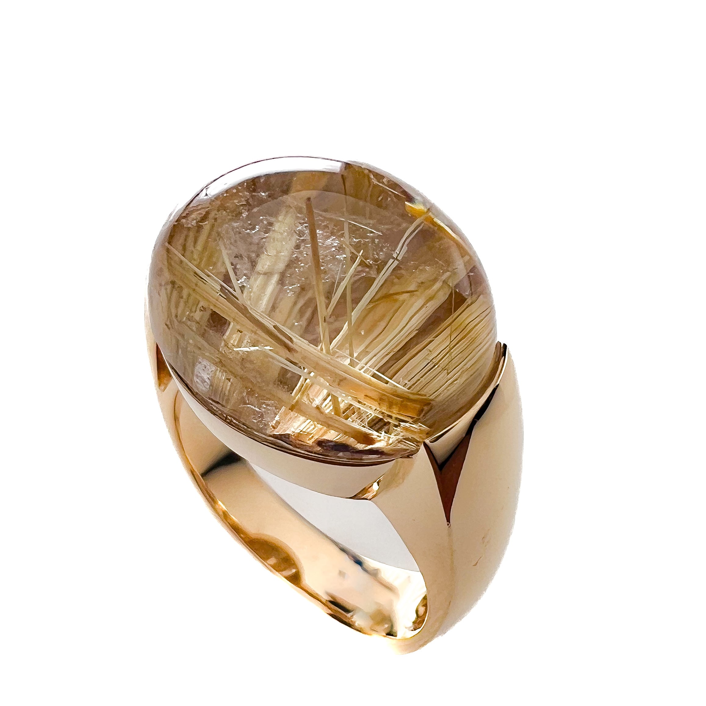 K18YG ルチルクォーツ リング | マユヤマジュエラー ｜ Mayuyama Jeweler